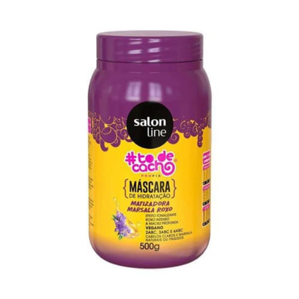 Mascara Salon Line #Todecacho Marsala Roxo 500g — Salon Line | Farmácia Resyla