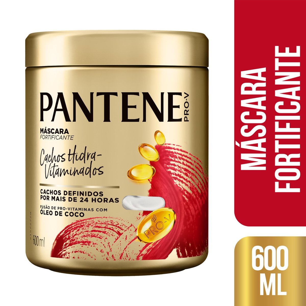 Máscara Tratamento Pantene Pro-V Cachos Hidra-Vitaminados 600ml — Pantene | Farmácia Resyla