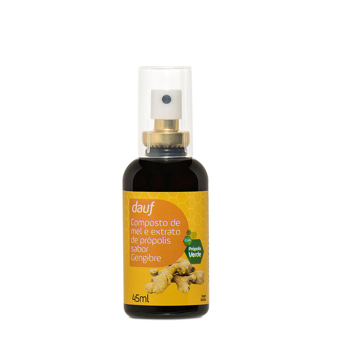 Mel Composto Dauf Extrato De Propolis Verde e Gengibre Spray 45ml — Dauf | Farmácia Resyla