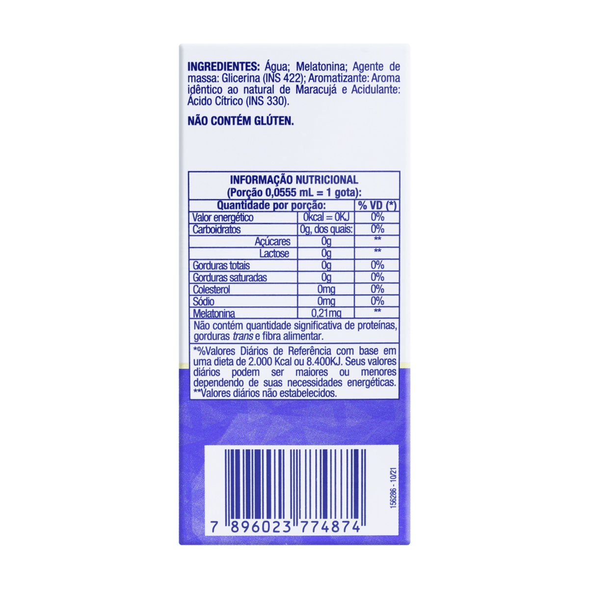 Melatonina Catarinense 0,21mg Sabor Maracujá Gotas 20ml — imagem 4 | Farmácia Resyla