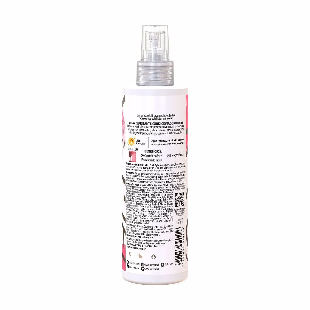 Meu Liso Demais Defrizante Spray Protetor Térmico 240ml — imagem 2 | Farmácia Resyla