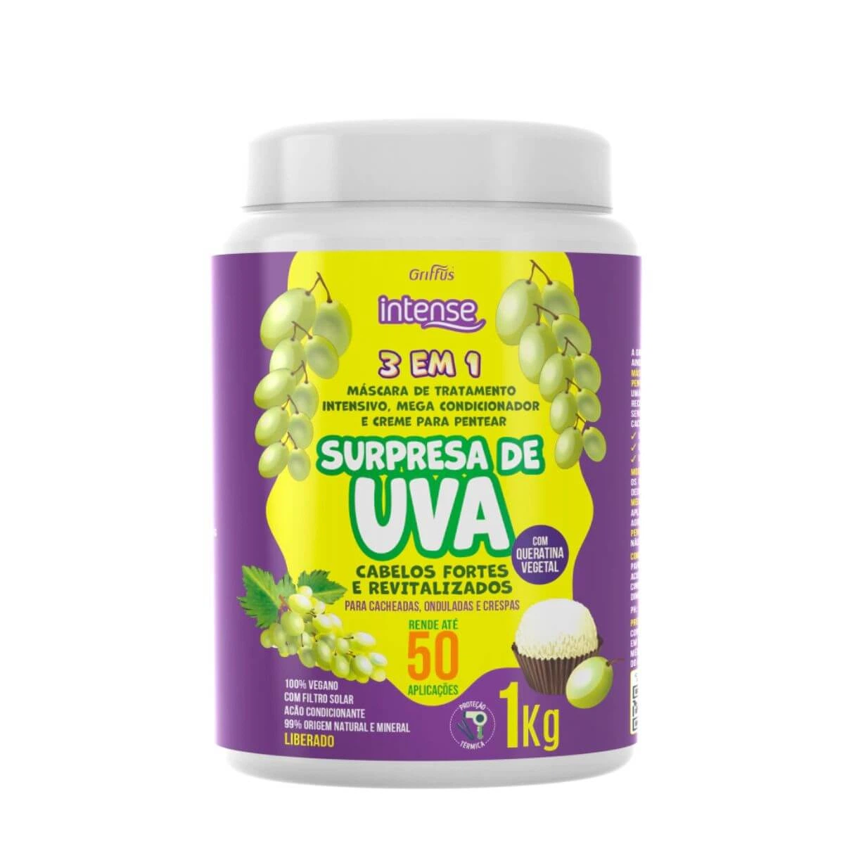 MÁSCARA GRIFFUS INTENSE UVA 1KG — Griffus | Farmácia Resyla