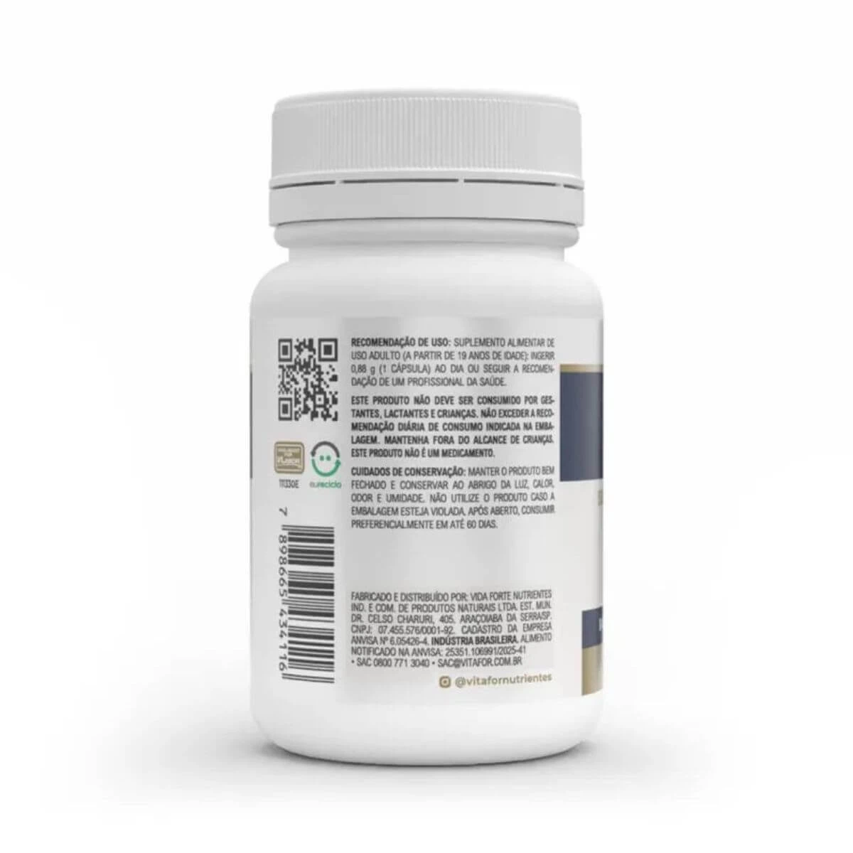NAC N-ACETIL L-CISTEINA VITAFOR 30CP — imagem 3 | Farmácia Resyla