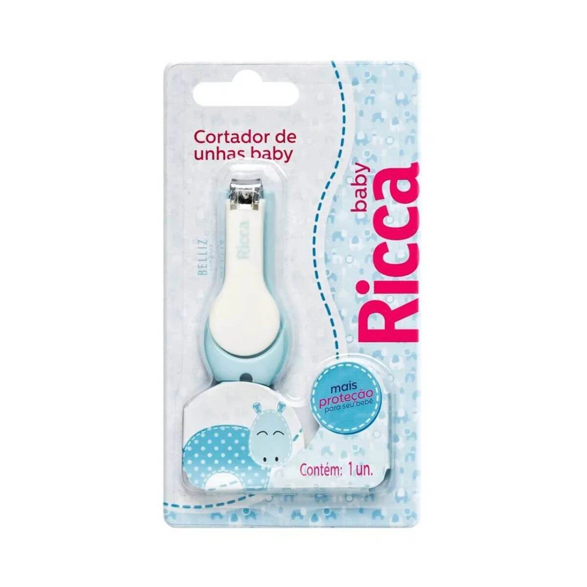 CORTADOR DE UNHA BABY AZUL - RICCA — Ricca | Farmácia Resyla