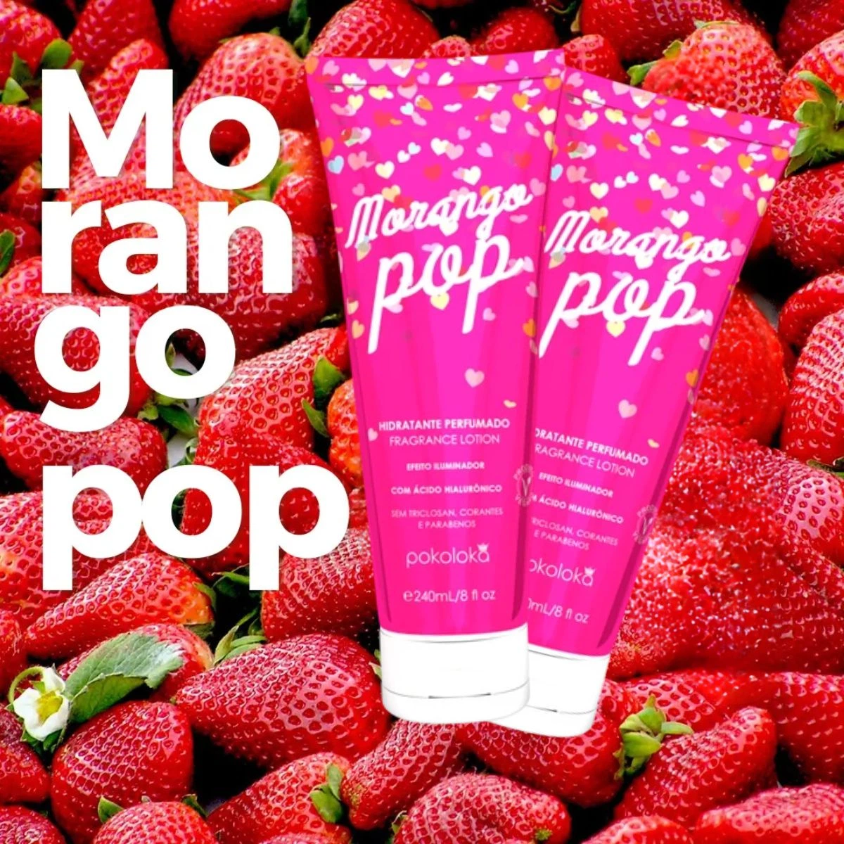HIDRATANTE POKOLOKA MORANGO POP 240ML — imagem 3 | Farmácia Resyla