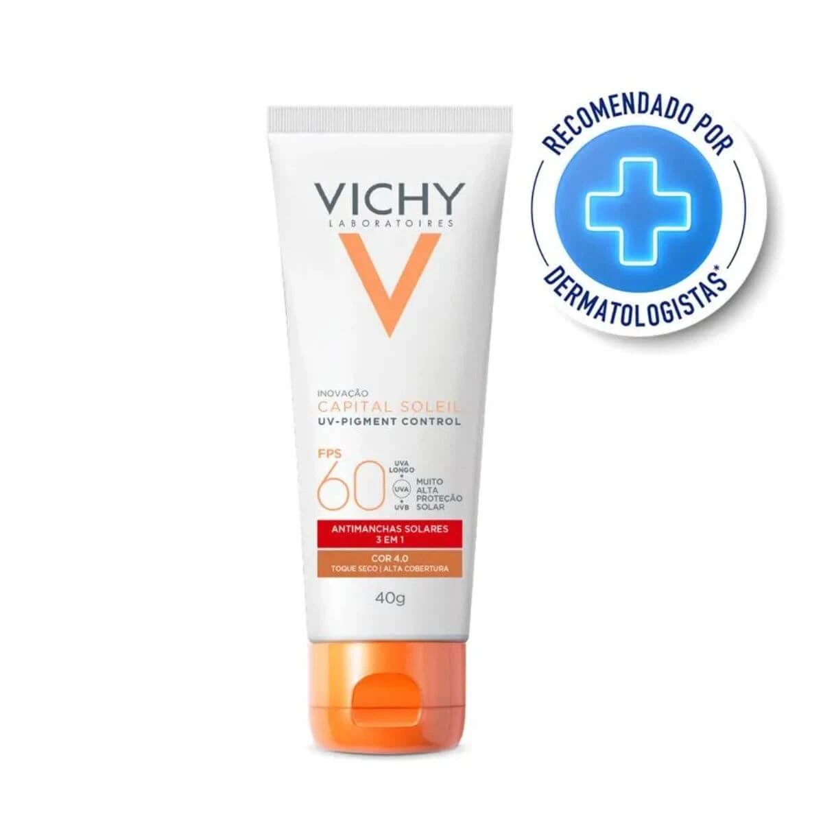 PROTETOR SOLAR VICHY UV-PIGMENT CONTROL FPS60 COR 4.0 40G — imagem 2 | Farmácia Resyla
