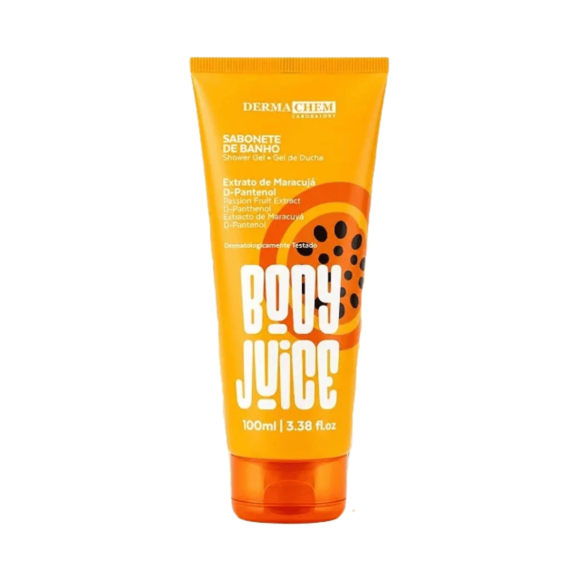 SABONETE LÍQUIDO BODY JUICE MARACUJA 100ML DERMACHEM — Dermachem | Farmácia Resyla