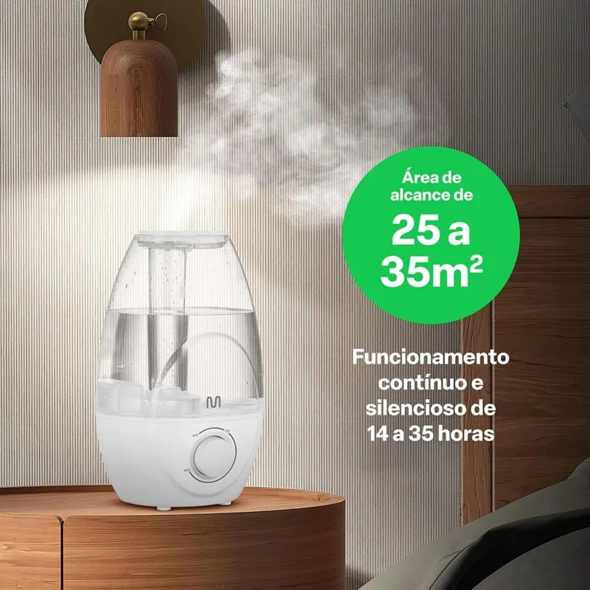UMIDIFICADOR DE AR MULTILASER CLEAR TANK 2,1L — imagem 2 | Farmácia Resyla