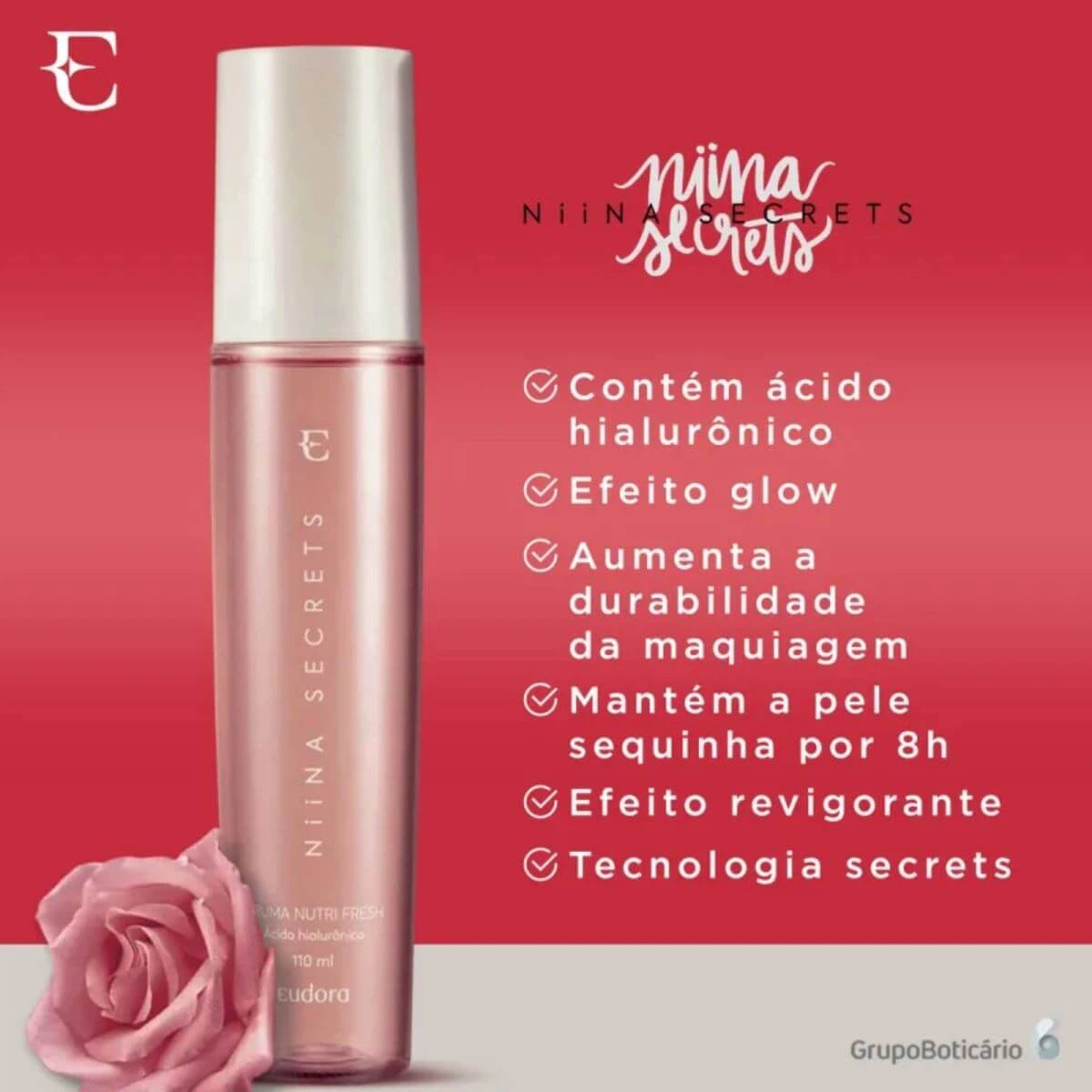 BRUMA FACIAL NIINA SECRETS NUTRI FRESH 110ML — imagem 2 | Farmácia Resyla