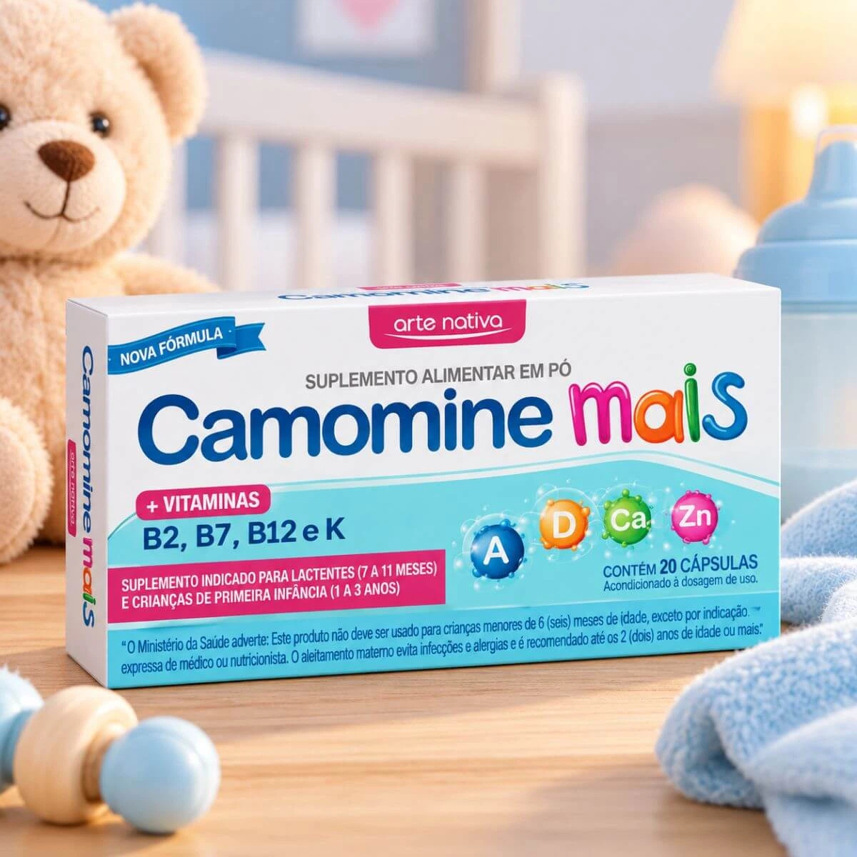 CAMOMINE MAIS 20CAPS - ARTE NATIVA — imagem 2 | Farmácia Resyla