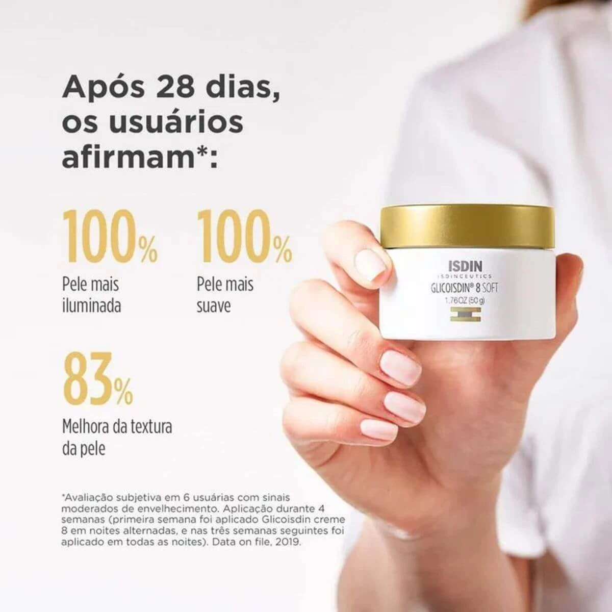 ISDINCEUTICS GLICOISDIN CREME FACIAL EFEITO PEELING 8% SOFT 50G — imagem 2 | Farmácia Resyla