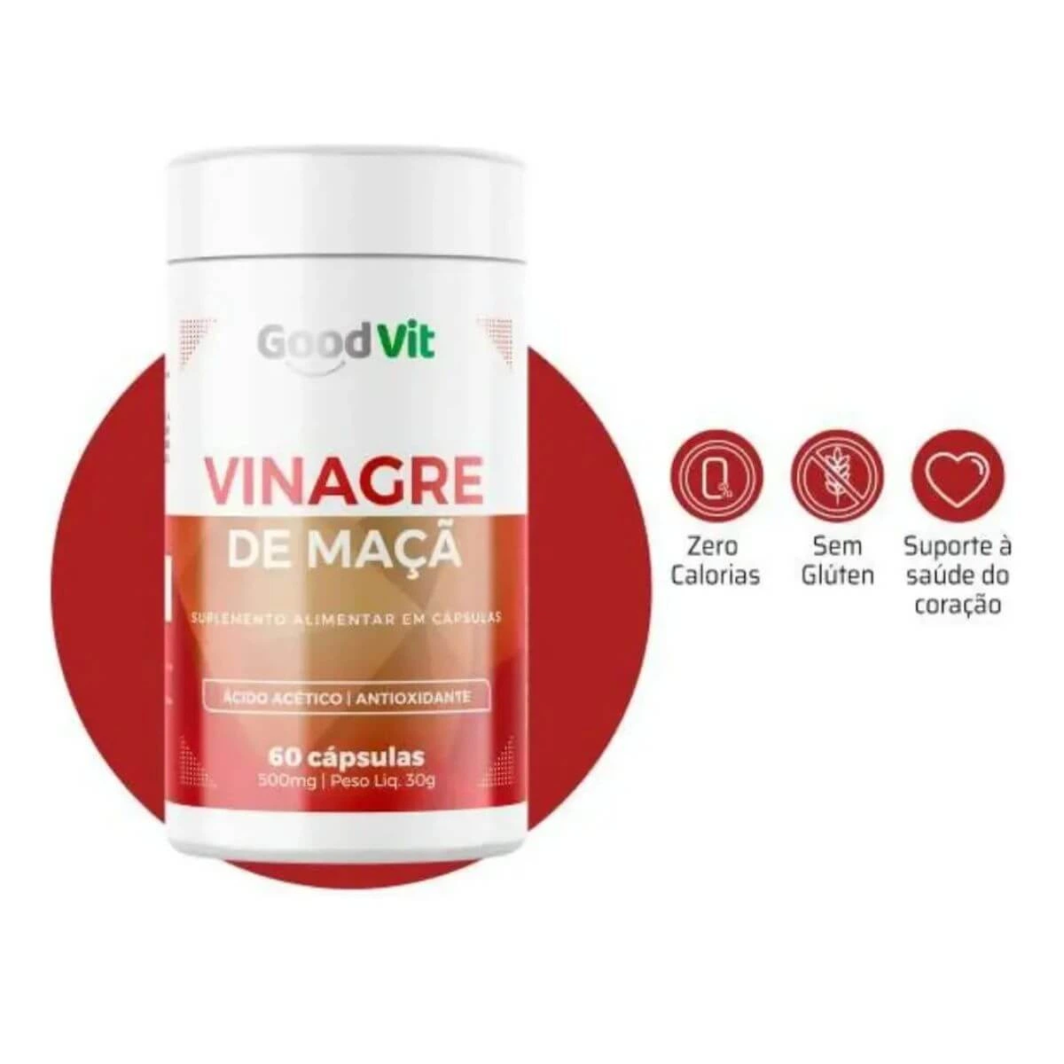 VINAGRE DE MAÇÃ 60CAPS - GOOD VIT — imagem 4 | Farmácia Resyla