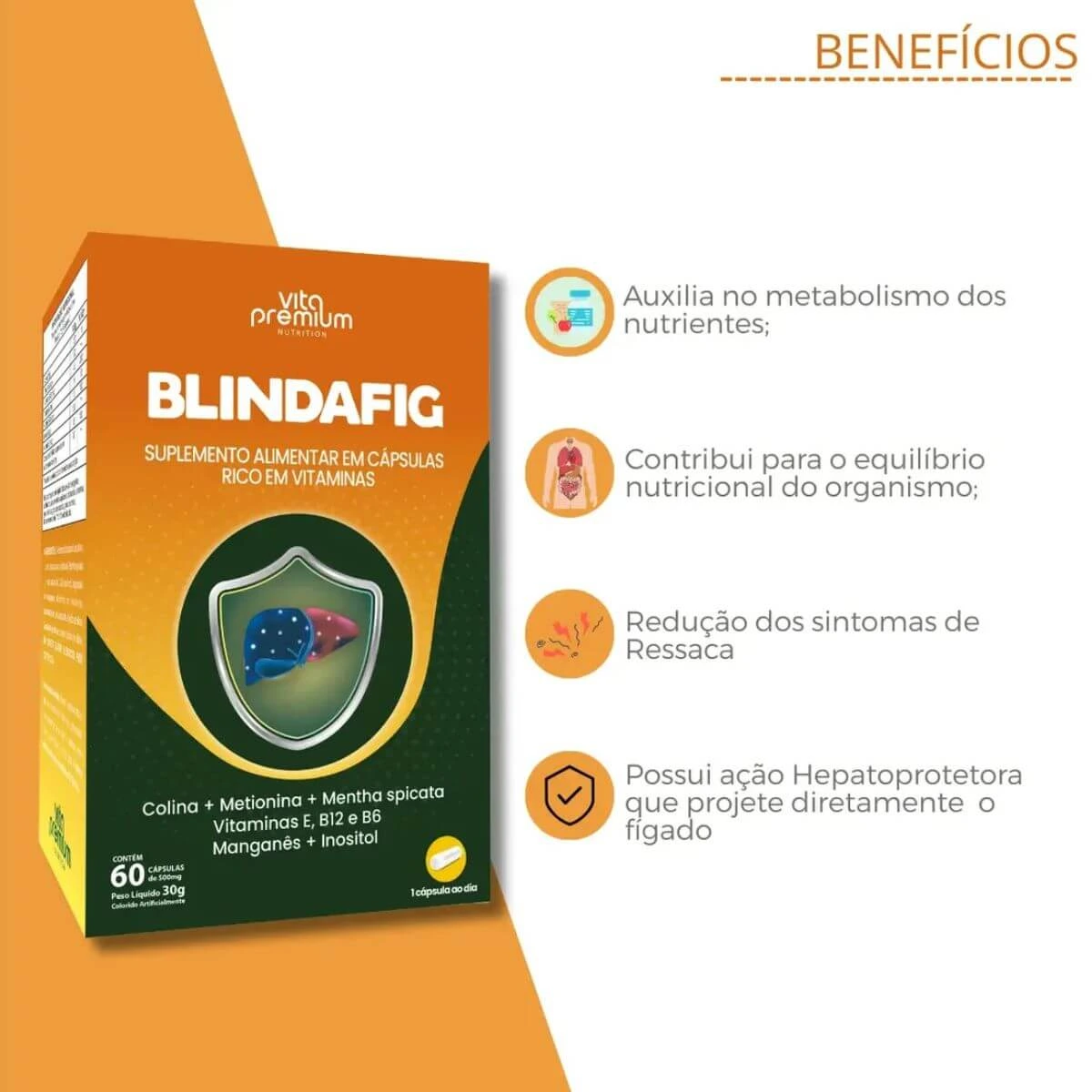 BLINDAFIG 60CAPS - VITA PREMIUM — imagem 5 | Farmácia Resyla