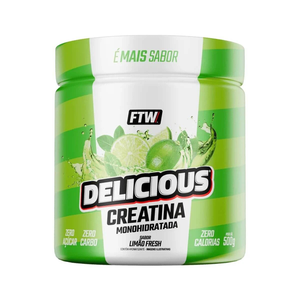 CREATINA DELICIOUS FTW LIMAO 500G — imagem 2 | Farmácia Resyla
