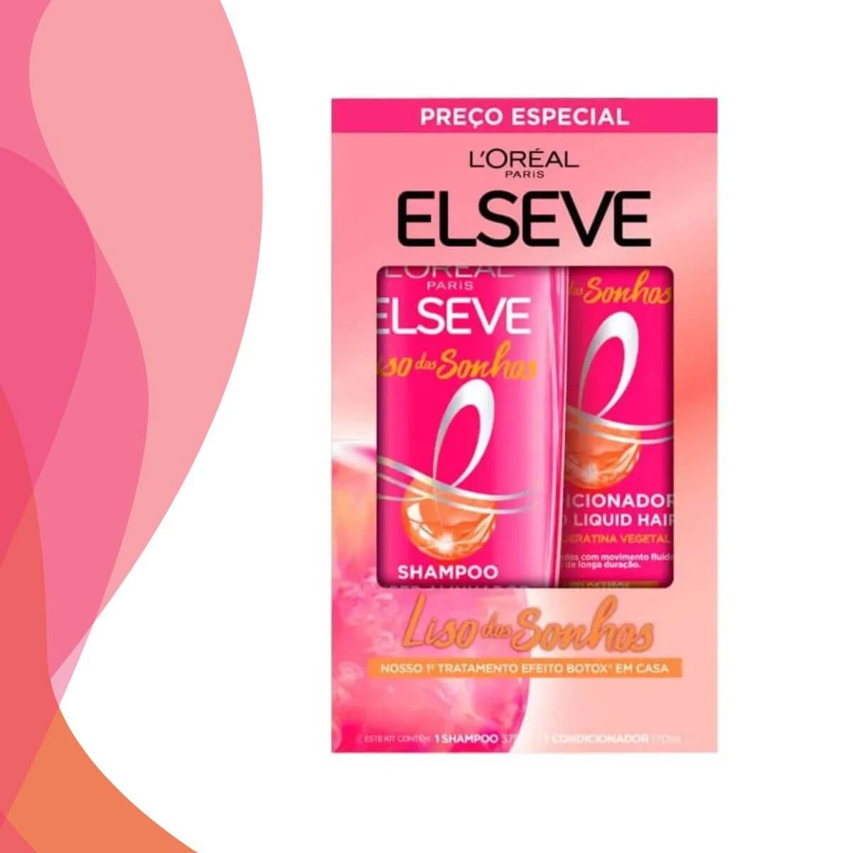 KIT COMPLETO COM 5% OFF LINHA ELSEVE LISO DOS SONHOS ALINHADOR — imagem 2 | Farmácia Resyla