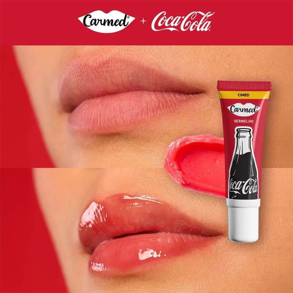 HIDRATANTE LABIAL CARMED COCA-COLA VERMELHO 10G — imagem 3 | Farmácia Resyla