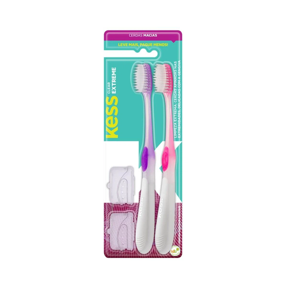 ESCOVA DE DENTE KESS EXTREME MACIA LV2 PG1 — KESS | Farmácia Resyla
