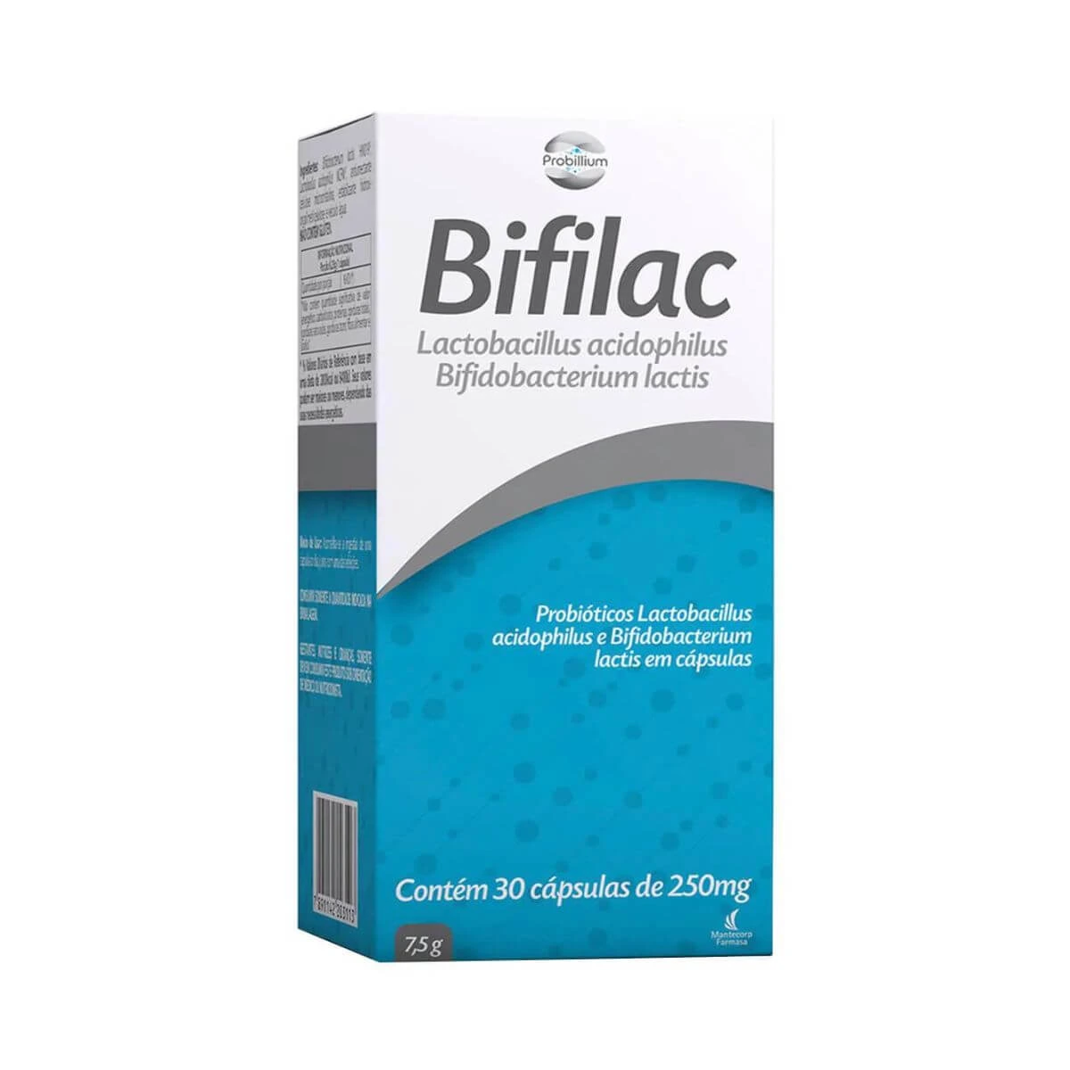 BIFILAC 250MG 30 CÁPSULAS - MANTECORP — MANTECORP | Farmácia Resyla