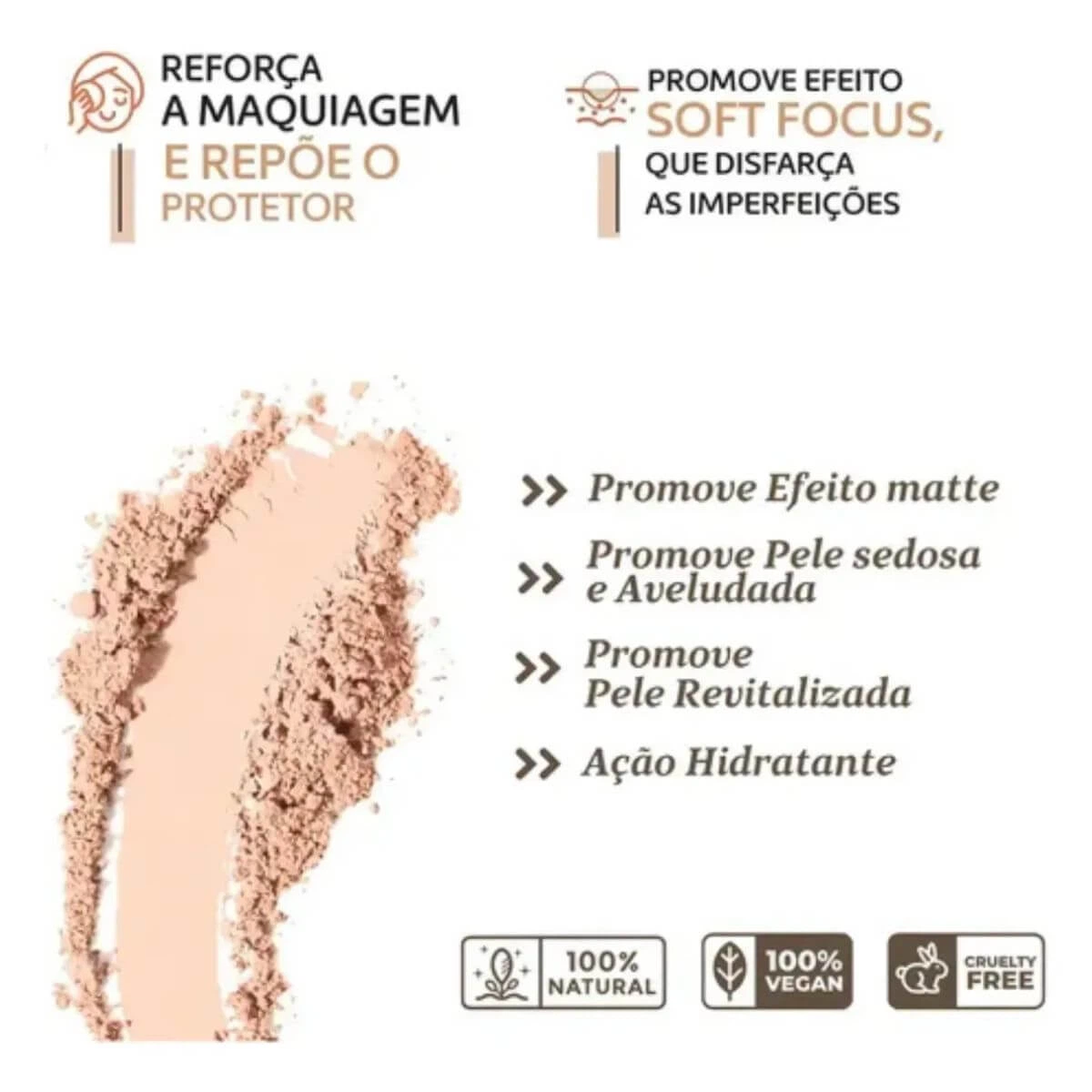 PÓ PROTETOR SOLAR HIDRABENE FPS50 MEDIO 10G — imagem 4 | Farmácia Resyla