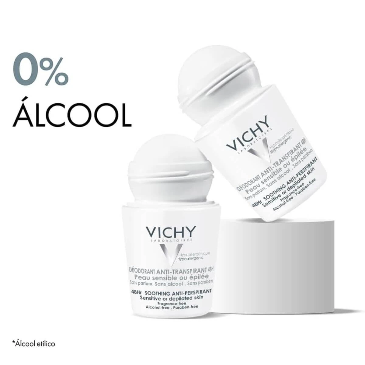 DESODORANTE VICHY ANTI TRANSPIRANTE 48HRS 50ML PELE SENSI — imagem 3 | Farmácia Resyla
