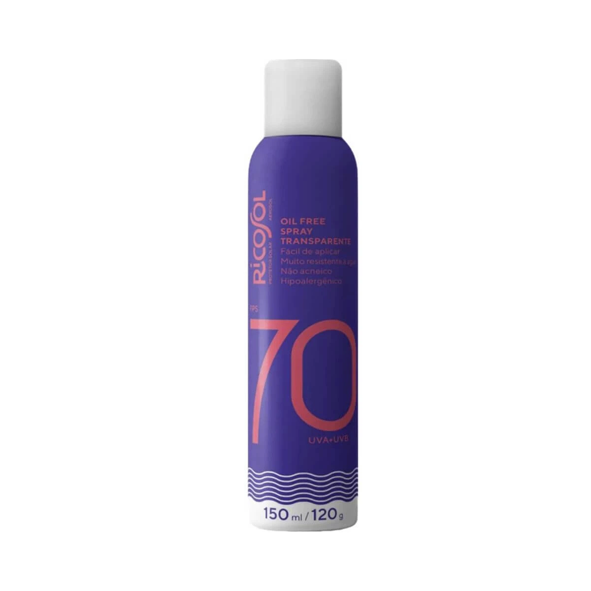PROTETOR SOLAR RICOSOL AEROSOL FPS70 150ML — Ricosol | Farmácia Resyla