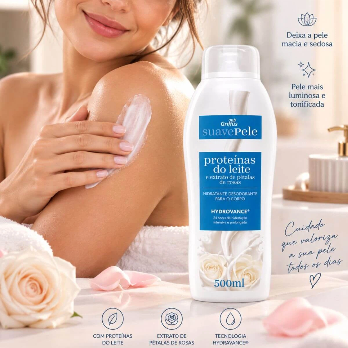HIDRATANTE GRIFFUS PROTEINA DO LEITE 500ML — imagem 3 | Farmácia Resyla