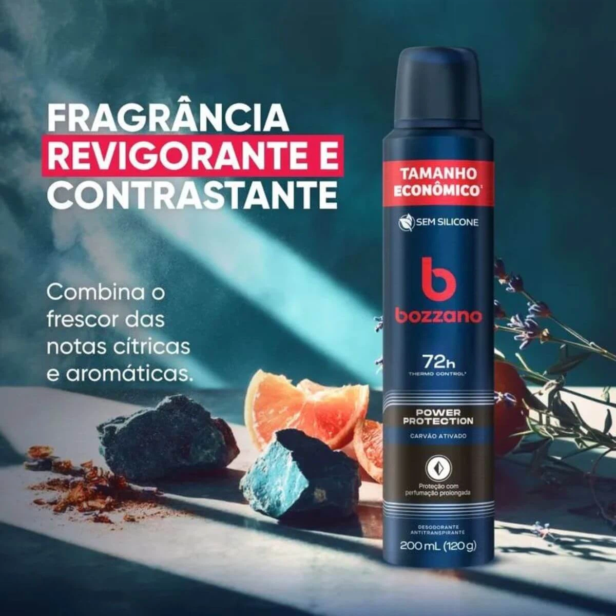 DESODORANTE BOZZANO AERO CARVAO ATIVADO 200ML — imagem 5 | Farmácia Resyla