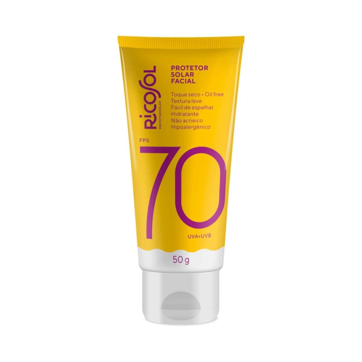 PROTETOR SOLAR FACIAL RICOSOL FPS70 50G — Ricosol | Farmácia Resyla