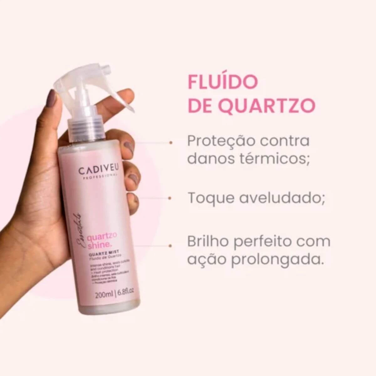 FLUÍDO QUARTZO SHINE CADIVEU 200ML — imagem 2 | Farmácia Resyla