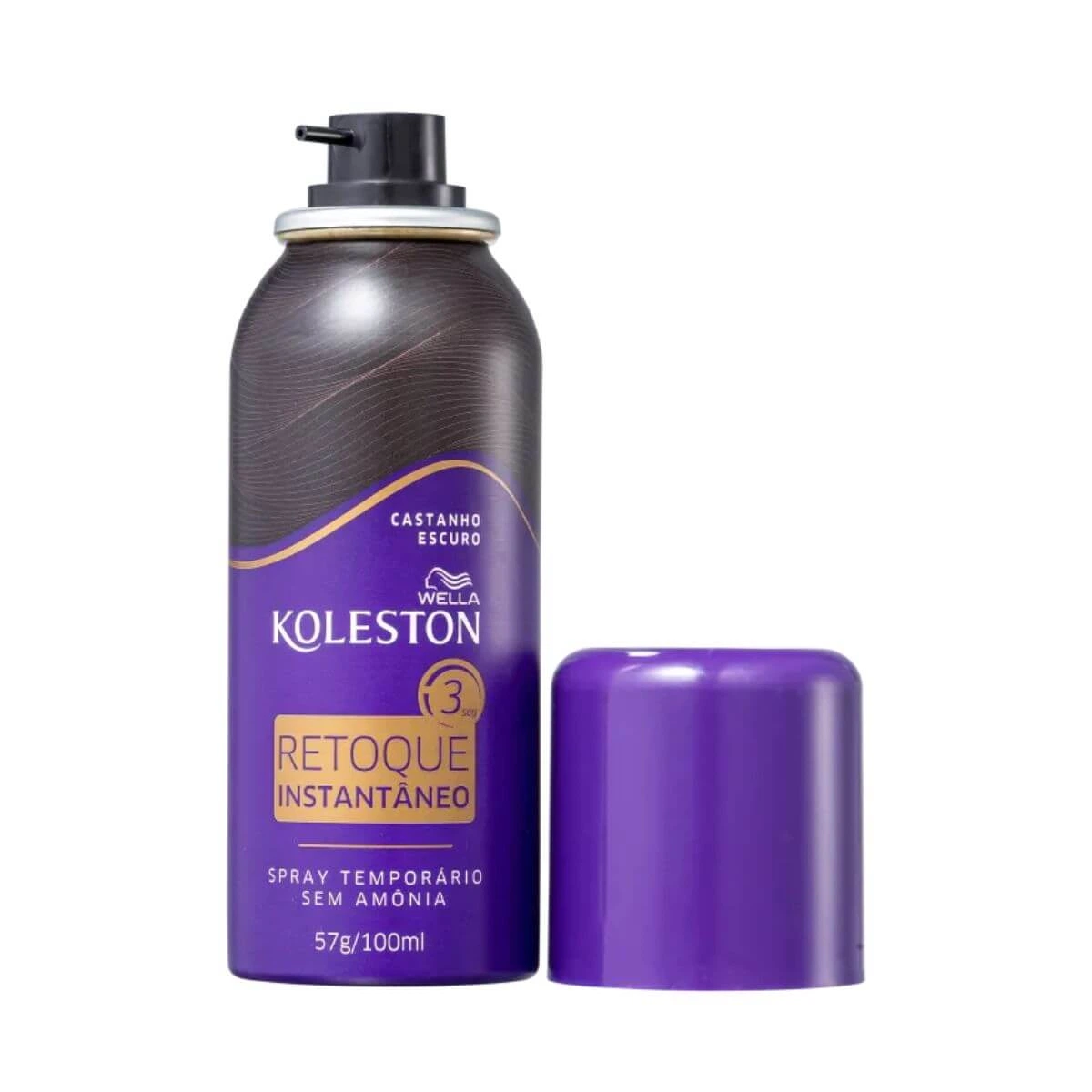 KOLESTON RETOQUE INSTANTÂNEO SPRAY COR CASTANHO ESCURO 100ML — imagem 2 | Farmácia Resyla