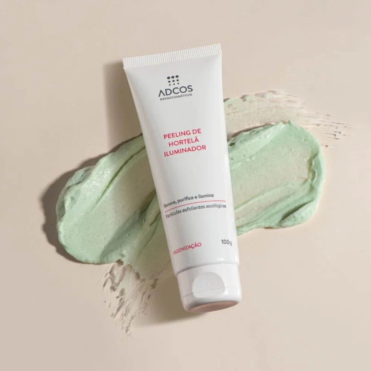 ESFOLIANTE EM GEL CREME ADCOS PEELING DE HORTELA 100G — imagem 2 | Farmácia Resyla