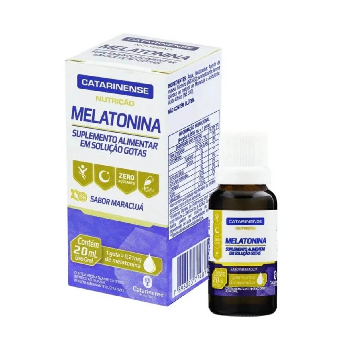UP VITAM MELATONINA MARACUJÁ 20ML - CATARINENSE — imagem 2 | Farmácia Resyla