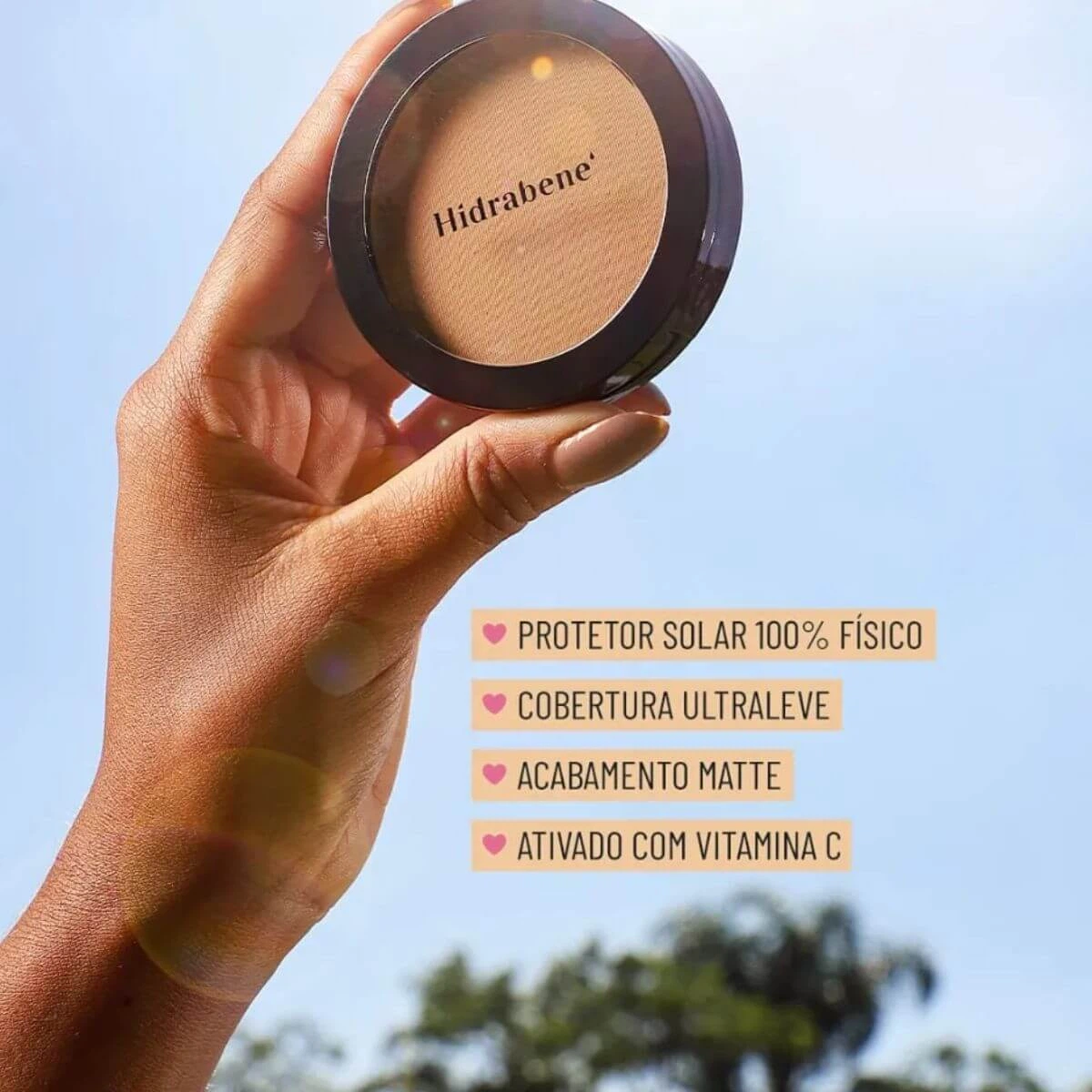 PÓ PROTETOR SOLAR HIDRABENE FPS50 MEDIO 10G — imagem 5 | Farmácia Resyla