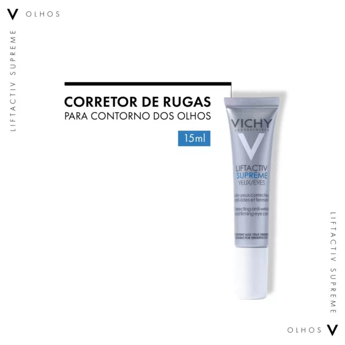 CREME LIFTACTIV SUPREME YEUX OLHOS 15ML - VICHY — imagem 3 | Farmácia Resyla