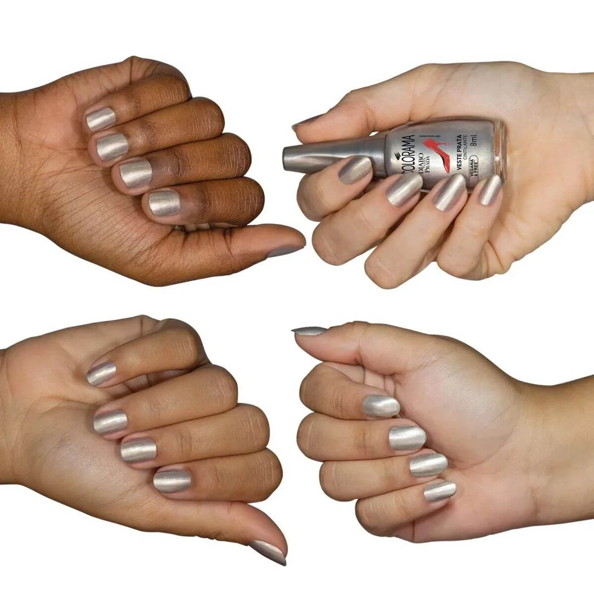 ESMALTE COLORAMA DIABO VESTE PRADA VESTE PRATA — imagem 4 | Farmácia Resyla