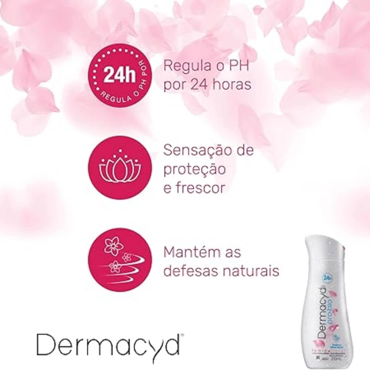 SABONETE ÍNTIMO DERMACYD FEMINA FLORAL 200ML — imagem 4 | Farmácia Resyla