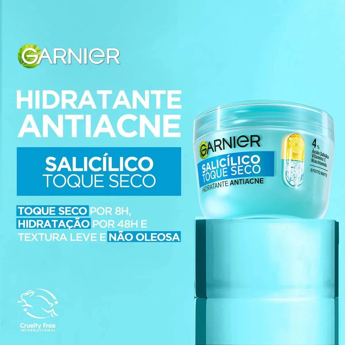 HIDRATANTE GARNIER SALICÍLICO ANTIACNE 85G — imagem 3 | Farmácia Resyla