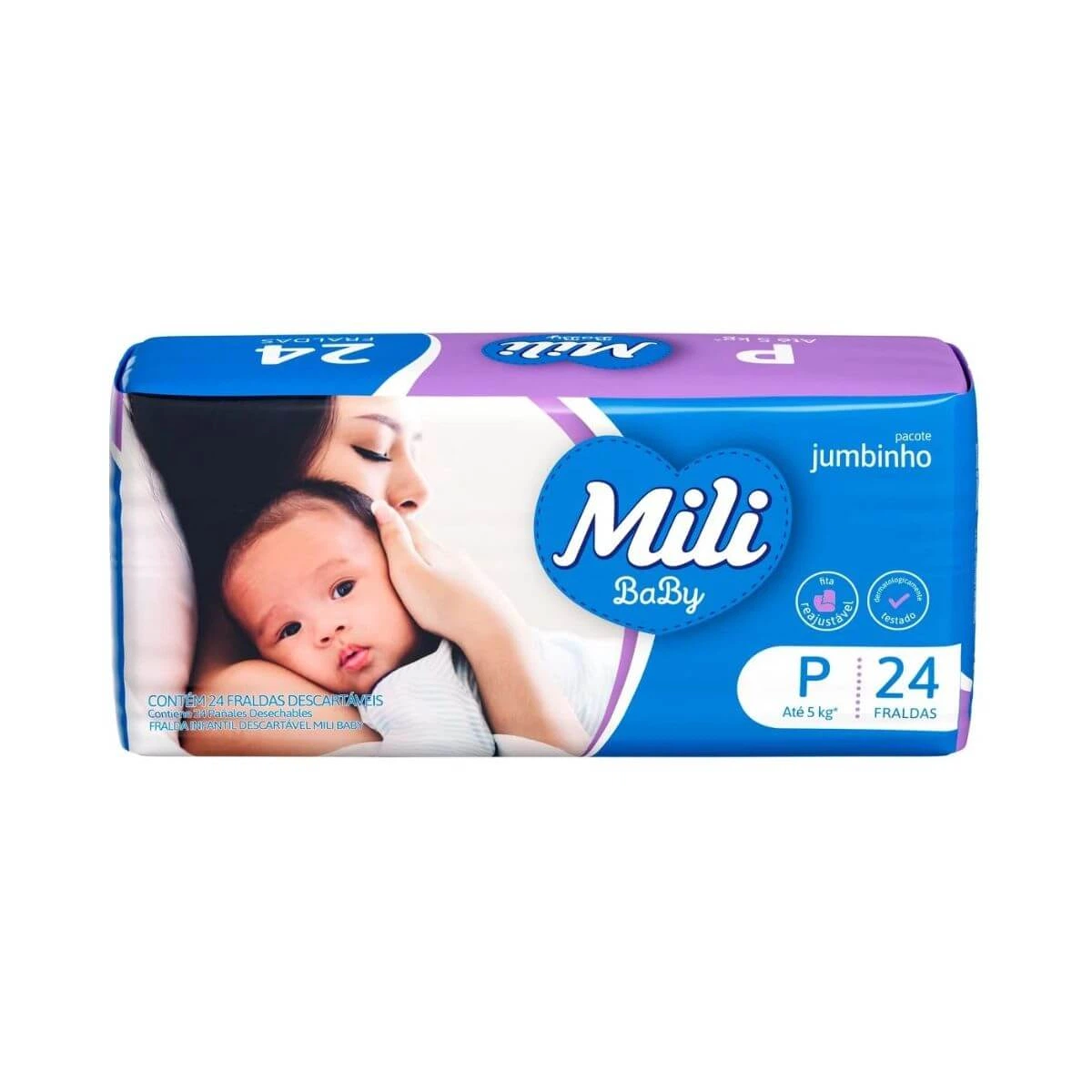 FRALDA MILI BABY JUMBINHO P C/24UN — Mili | Farmácia Resyla
