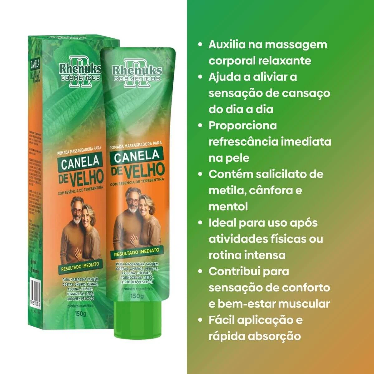 POMADA CANELA DE VELHO RHENUKS 200G — imagem 2 | Farmácia Resyla