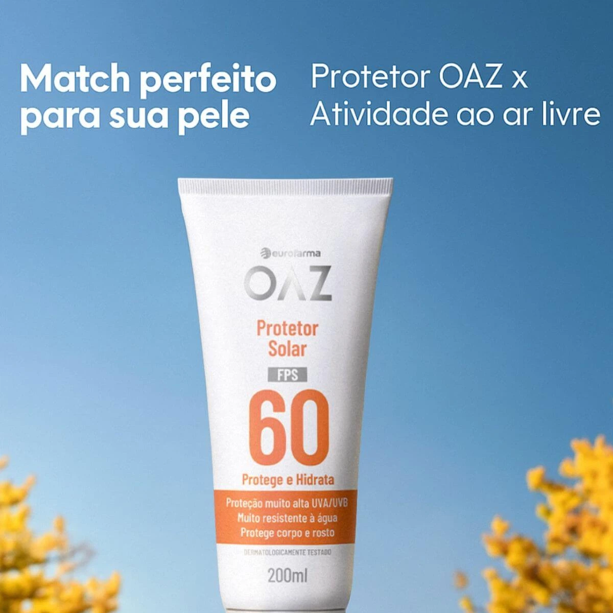 PROTETOR SOLAR OAZ CORPO E ROSTO FPS60 200ML — imagem 3 | Farmácia Resyla