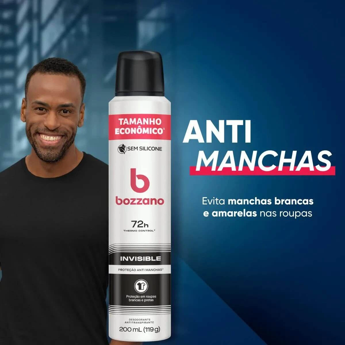 DESODORANTE AERO BOZZANO INVISIBLE 200ML — imagem 4 | Farmácia Resyla