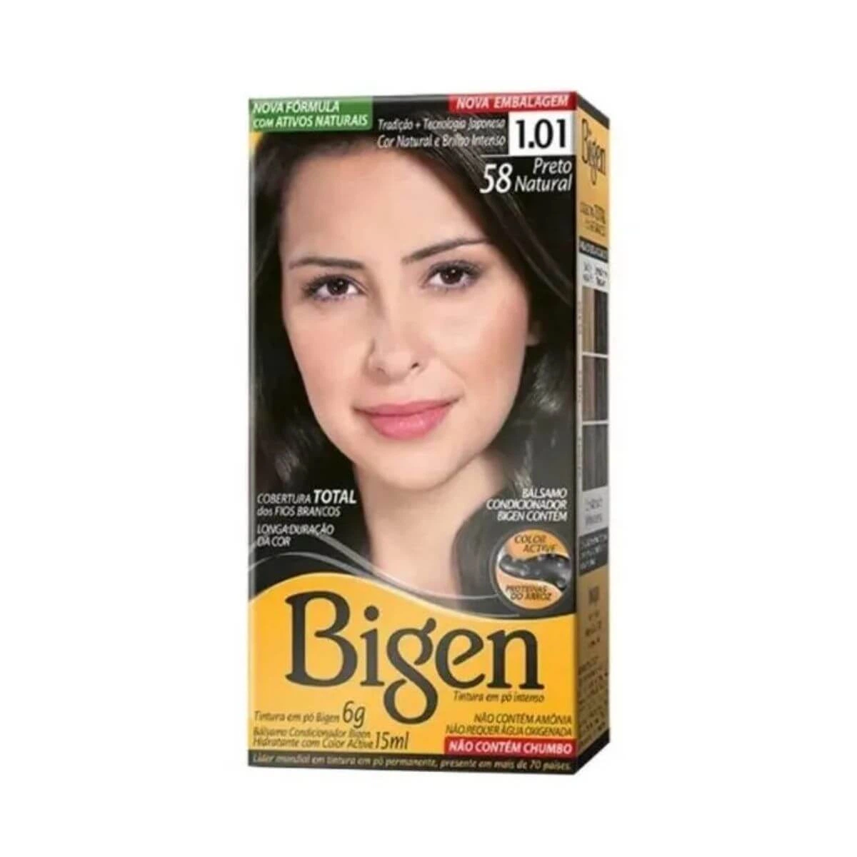 TINTA BIGEN 1.01 PRETO NATURAL — Bigen | Farmácia Resyla
