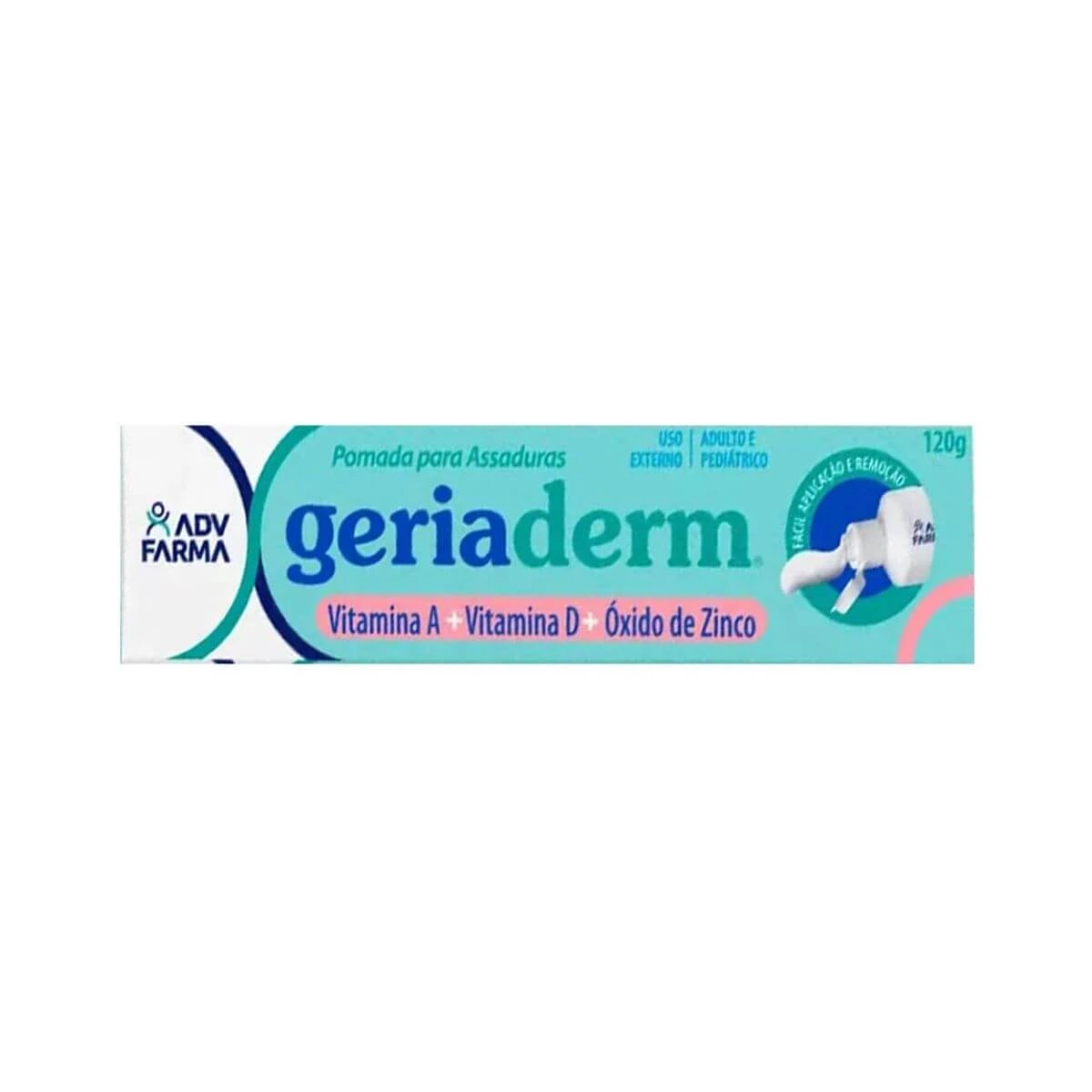 POMADA PARA ASSADURAS GERIADERM 120G - ADV — Geriaderm | Farmácia Resyla
