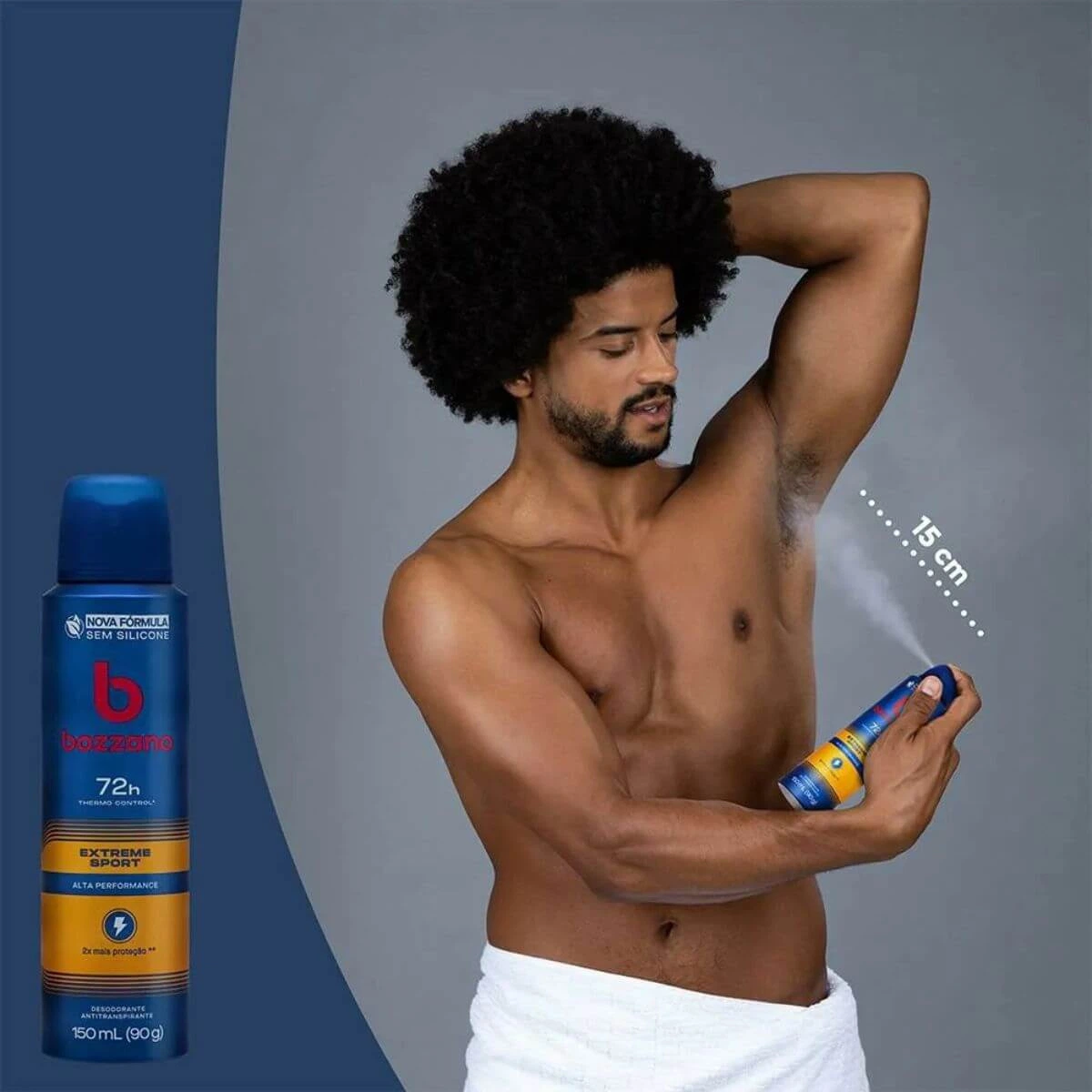 DESODORANTE ANTITRANSPIRANTE AEROSOL BOZZANO EXTREME MASCULINO 150ML — imagem 2 | Farmácia Resyla