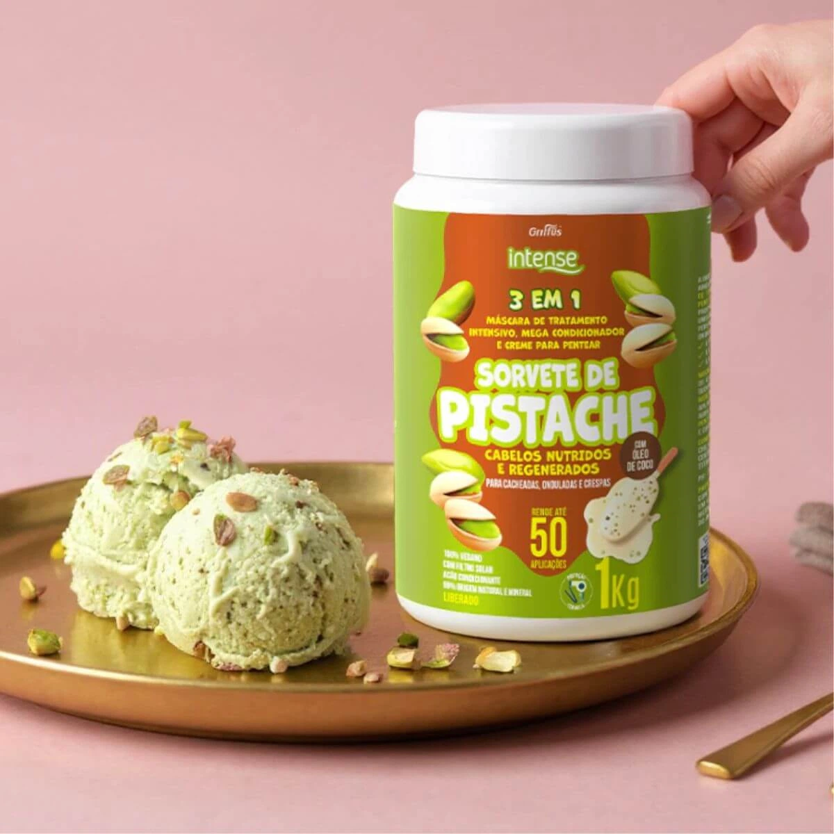 MÁSCARA GRIFFUS INTENSE PISTACHE 1KG — imagem 2 | Farmácia Resyla