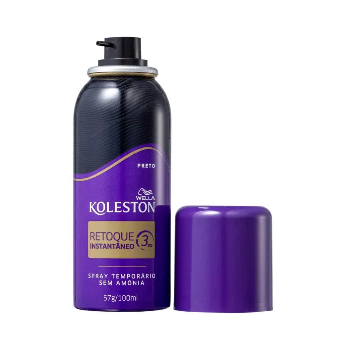 KOLESTON RETOQUE INSTANTÂNEO SPRAY COR PRETO 100ML — imagem 2 | Farmácia Resyla