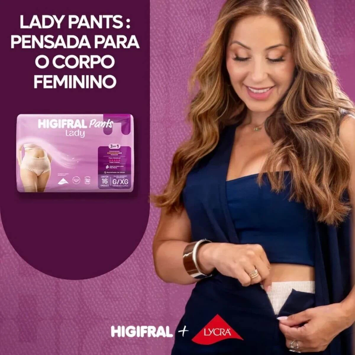 FRALDA GERIATRICA HIGIFRAL PANTS LADY G/XG 16UN — imagem 4 | Farmácia Resyla