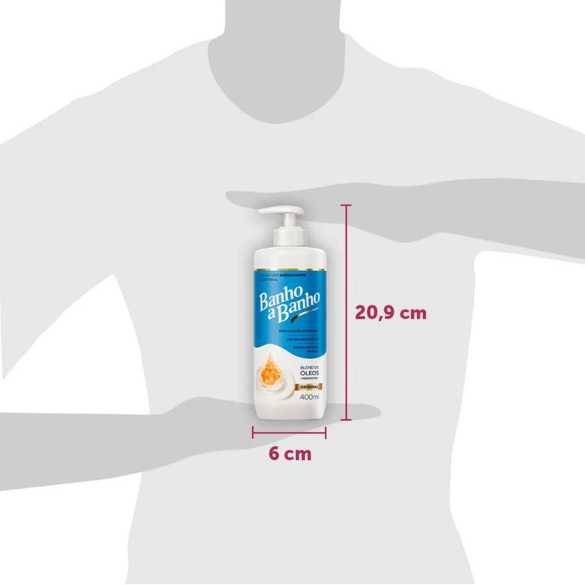LOÇÃO HIDRATANTE BANHO A BANHO ORIGINAL 400ML — imagem 4 | Farmácia Resyla