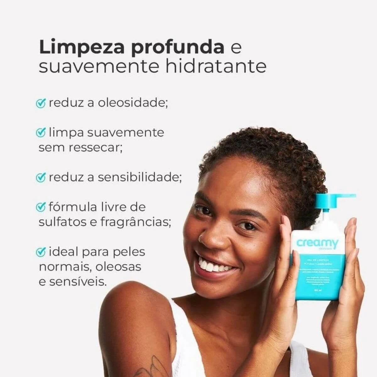 GEL DE LIMPEZA FACIAL CREAMY 200ML — imagem 5 | Farmácia Resyla