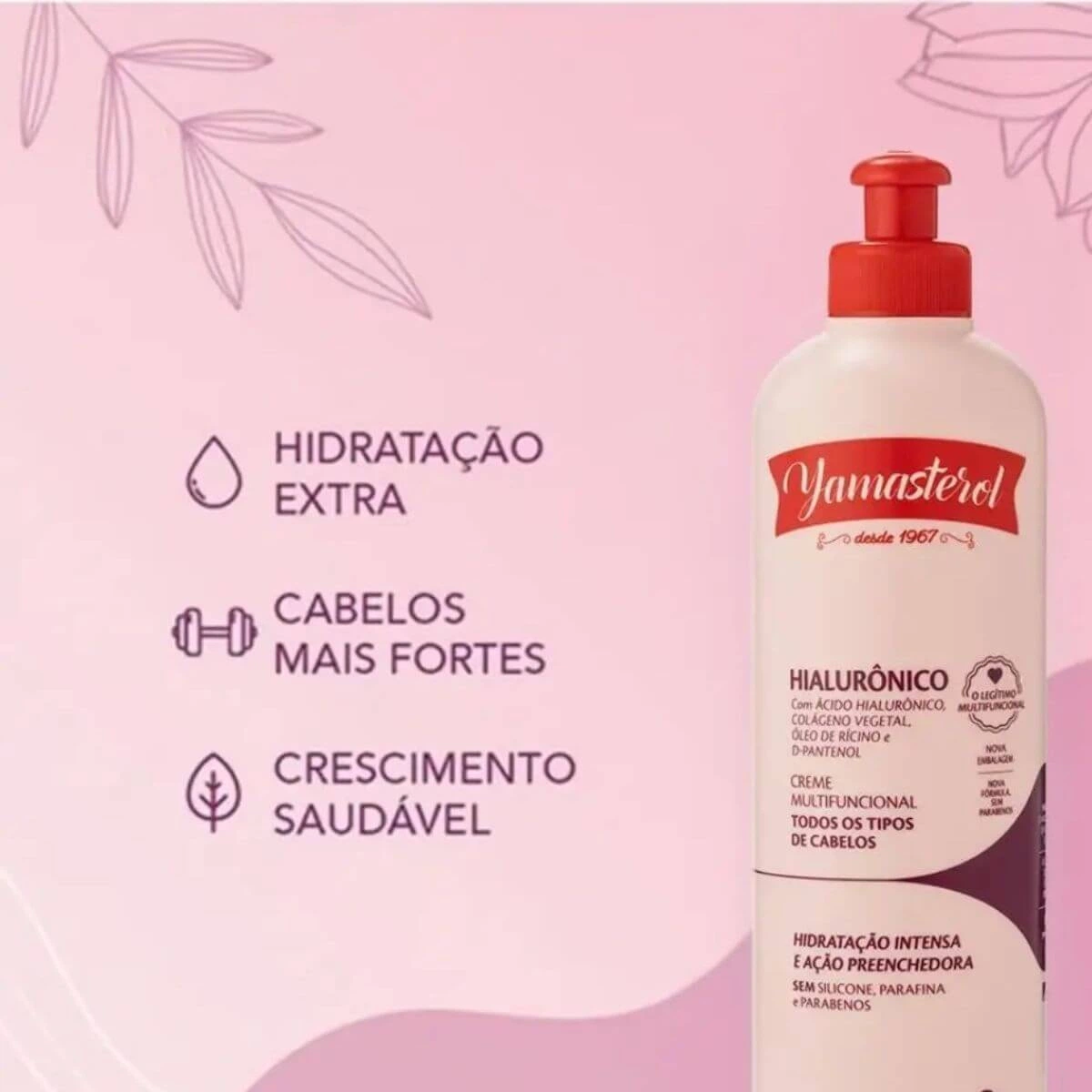 KIT YAMASTEROL HIALURÔNICO SHAMPOO 320ML  + CREME MULTIFUNCIONAL 320ML — imagem 3 | Farmácia Resyla